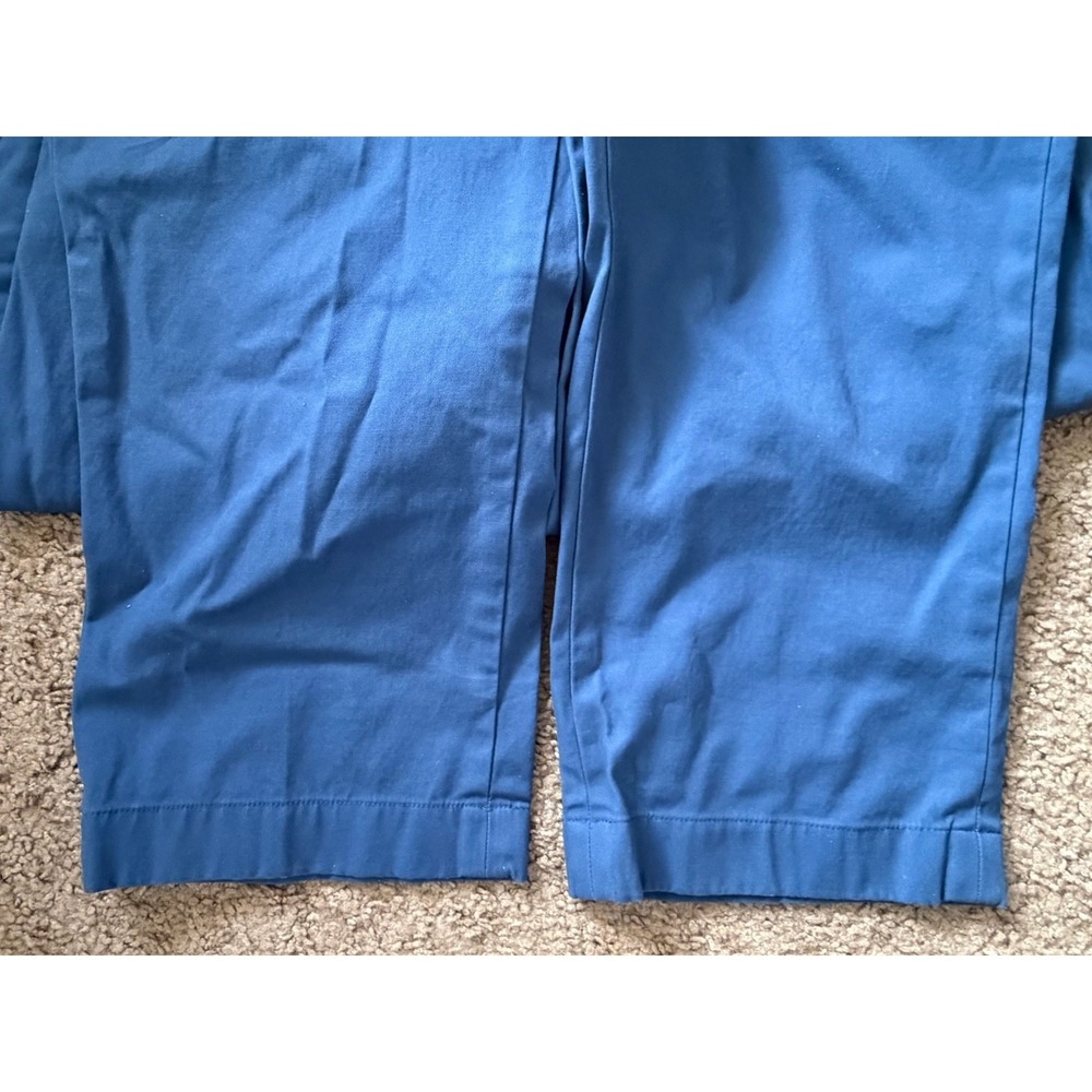Brooks Brothers Chino Pants Trousers Blue Supima Cotton Stretch Men's 42x30 JBHS - Picture 7 of 10